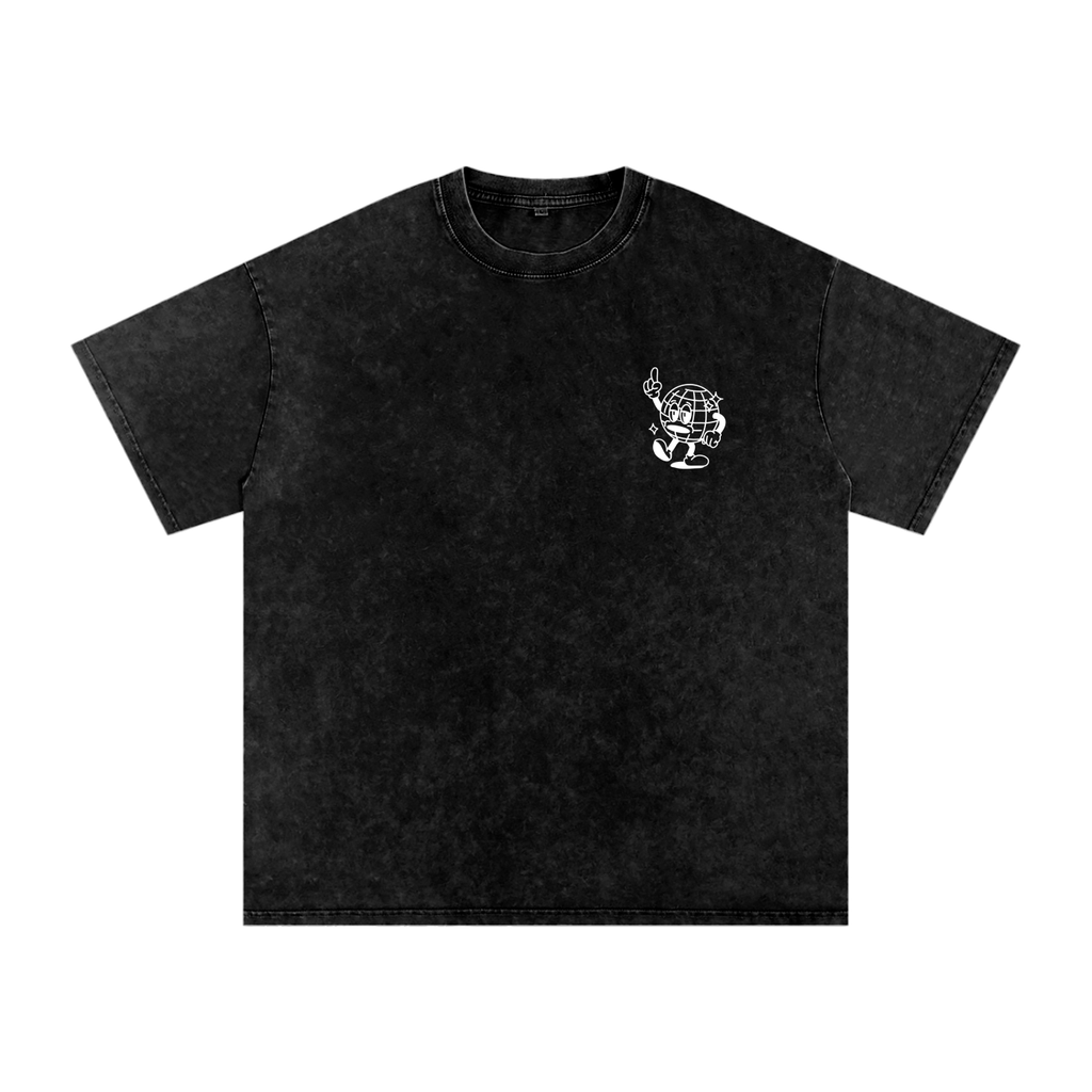 Acid Wash Oversize T-Shirt - 250 GSM
