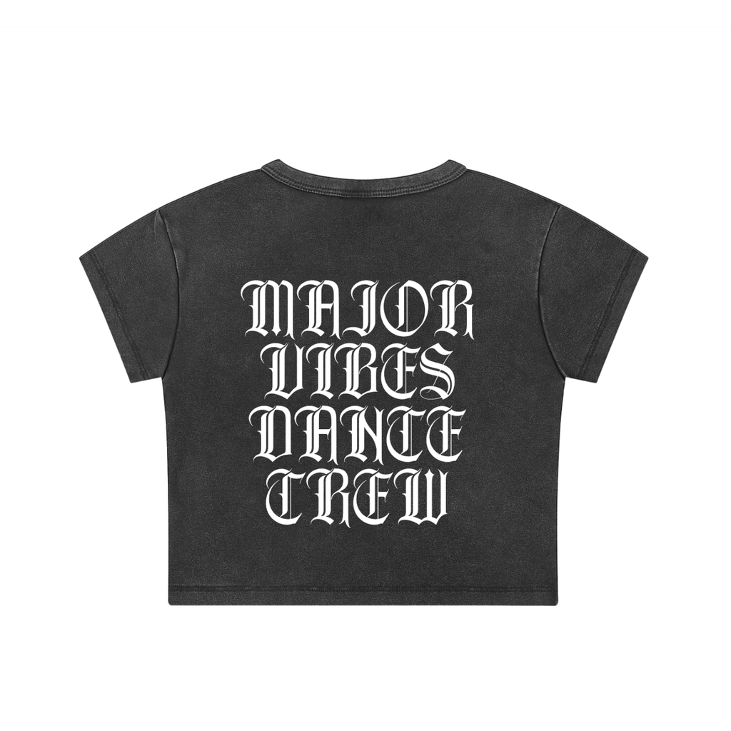 Snow Washed Crop Top